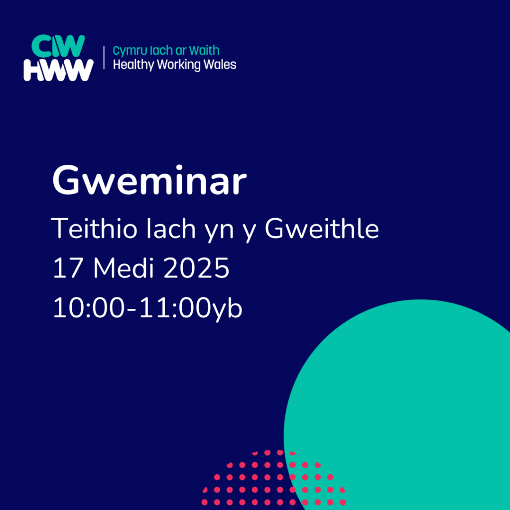Gweminar Teithio Iach yn y Gweithle 17 Medi 2025 10:00 - 11:00yb